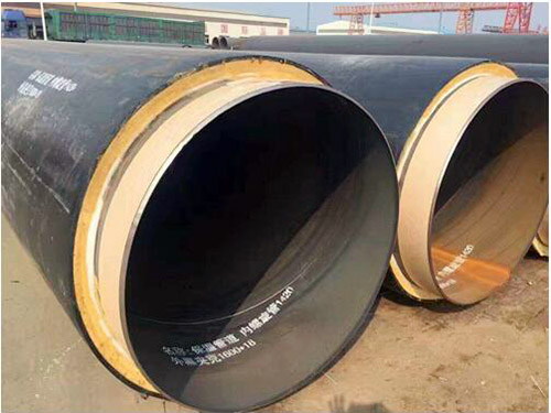 Polyurethane insulated and anticorrosive steel pipe